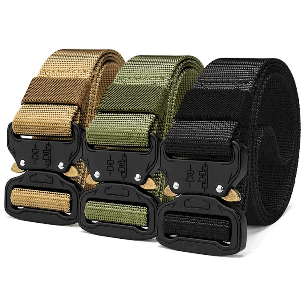 Men’s Tactical Belt – Riggers - Style, Quick - Release Metal Buckle (XG - TB1) - BSG