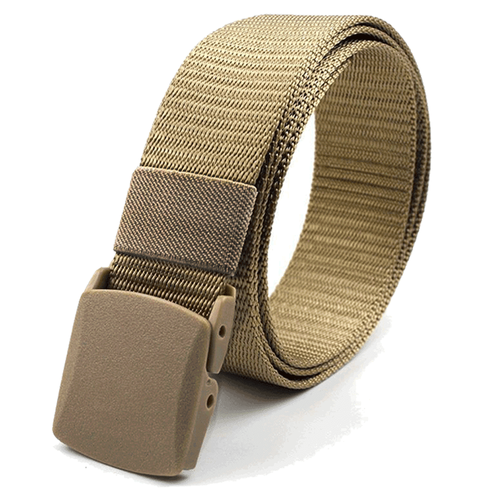 Adjustable Nylon Belt with Plastic Buckle – Military Webbing (XG - TB2) - BSG
