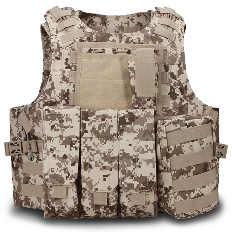 Tactical Plate Carrier Vest – MOLLE Training & Airsoft Vest (Non - Ballistic) - BSG