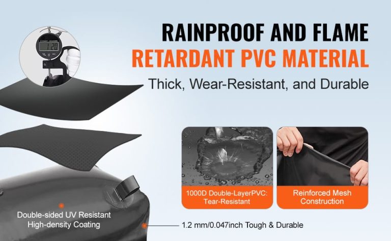 Thick 1000D double-layer PVC construction on VEVOR water storage bladder
